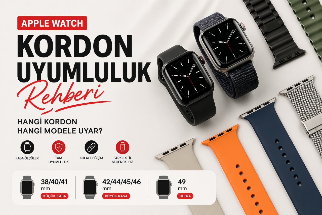 Apple Watch Kordon Uyumluluk Rehberi: Hangi Kordon Hangi Modele Uyar?