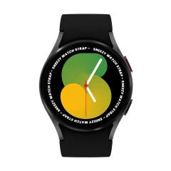 Samsung Galaxy Watch 6 40 43 44 47mm Uyumlu Orjinal Tasarım Kavisli PureLux Silikon Kordon Siyah - Siyah