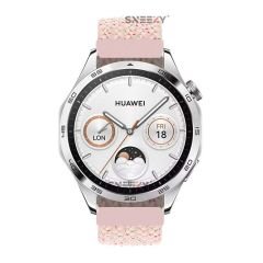 Samsung Gear S3 Frontier R760 - S3 Classic R770 22mm Uyumlu Metal Klips Solo Fiberlink Örgü Kordon Pudra - Pudra