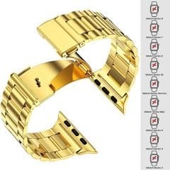 Apple Watch 42mm 44mm 45mm Watch Seri 3 4 5 6 7 Se Uyumlu Ironweft Döküm Çelik Metal Kordon