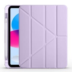 İpad 11.Nesil 11 inç 2025 A16 Uyumlu Üçgen Katlanabilir Kalemlikli Yatay Dikey Standlı Akıllı Kılıf
