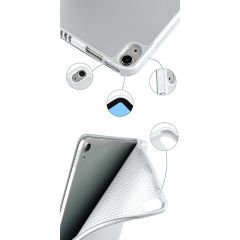 Apple iPad Air 4. 5. Nesil 10.9 İnç Uyumlu Kılıf Craft Kalem Bölmeli Uyku Modlu Kapaklı Smart Case Gri - Gri
