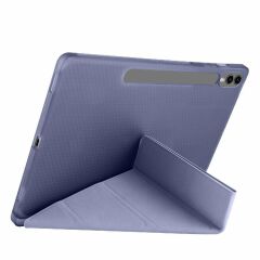 Samsung Galaxy Tab S9 Fe Plus X610 12.4 İnç Katlanabilir Kalemlikli Standlı Akıllı Kılıf Lavanta