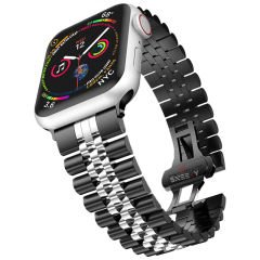 Apple Watch 38mm 40mm 41mm 1 2 3 4 5 6 7 8 Se Seri Uyumlu Ironmesh Döküm Çelik Metal Kordon