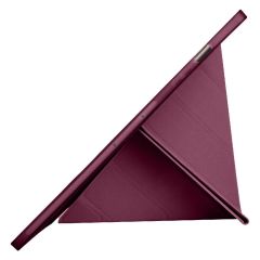 Samsung Galaxy Tab S9 Fe Plus X610 12.4 İnç Katlanabilir Kalemlikli Standlı Akıllı Kılıf Mürdüm