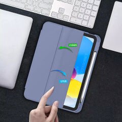 Apple iPad Air 4. 5. Nesil 10.9 İnç Uyumlu Kılıf Craft Kalem Bölmeli Uyku Modlu Kapaklı Smart Case Lavanta - Lavanta