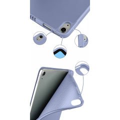 Apple iPad Air 4. 5. Nesil 10.9 İnç Uyumlu Kılıf Craft Kalem Bölmeli Uyku Modlu Kapaklı Smart Case Lavanta - Lavanta