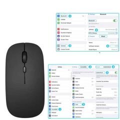 Apple Ipad 10.nesil 2022 10.9 Inç Uyumlu Rgb Işıklı Bluetooth & Wireless Türkçe Klavye Mouse Seti Yeşil - Yeşil