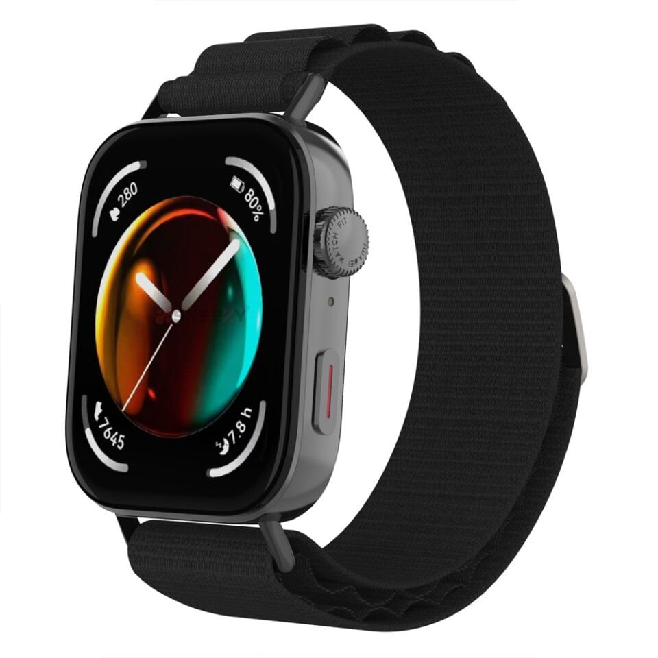 Huawei Watch Fit 3 İle Uyumlu Özel Frost Tasarım Alpine Loop Dayanıklı Akıllı Saat Kayışı