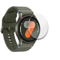 Samsung Watch 7 44mm Uyumlu Kolay Takılabilir Takma Aparatlı Temperli Cam Ekran Koruyucu