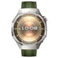Sneezy Huawei Watch GT6 Pro 46mm ile Uyumlu Metal Tokalı Dikiş Detaylı Şık Dokuma Silikon Kordon