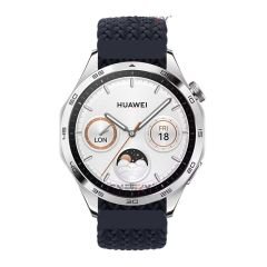 Huawei Watch GT3 Elite-Active 46mm-GT3 Pro-GT3 Se 22mm Uyumlu Metal Klips Solo Fiberlink Örgü Kordon Lacivert - Lacivert