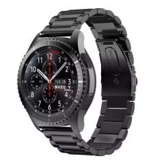 Samsung Galaxy Watch 46mm R800 - Watch 3 45mm R840 22mm Uyumlu Ironweft Döküm Çelik Metal Kordon