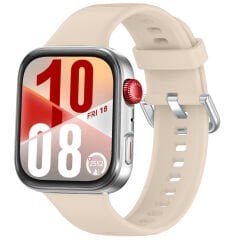 Huawei Watch Fit 4 Fit 4 Pro İle Uyumlu Metal Tokalı Yumusaş Soft Silikon Kordon Kayış