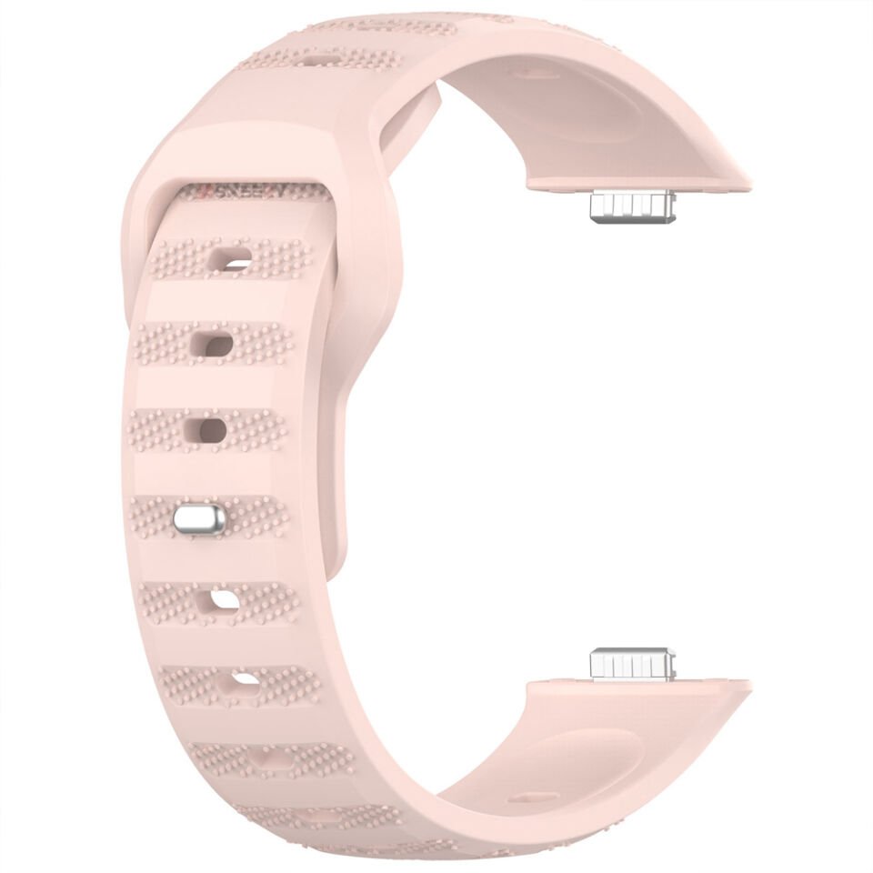 Huawei Watch Fit 3 Uyumlu Nomad Tasarım A+ Kalite Soft Silikon Kordon Pudra