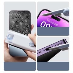 7'si 1 Arada Klavye Temizlik Seti - Bilgisayar, Telefon, Airpods İçin Çok Fonksiyonlu Temizleyici Mavi - Mavi