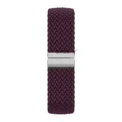 Huawei Watch GT3 Elite-Active 46mm-GT3 Pro-GT3 Se 22mm Uyumlu Metal Klips Solo Fiberlink Örgü Kordon Mürdüm - Mürdüm