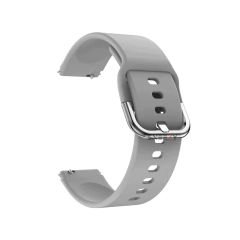 Huawei Watch GT5 41mm İle Uyumlu Yumuşak PureLux Soft Tokalı Silikon Kordon Gri