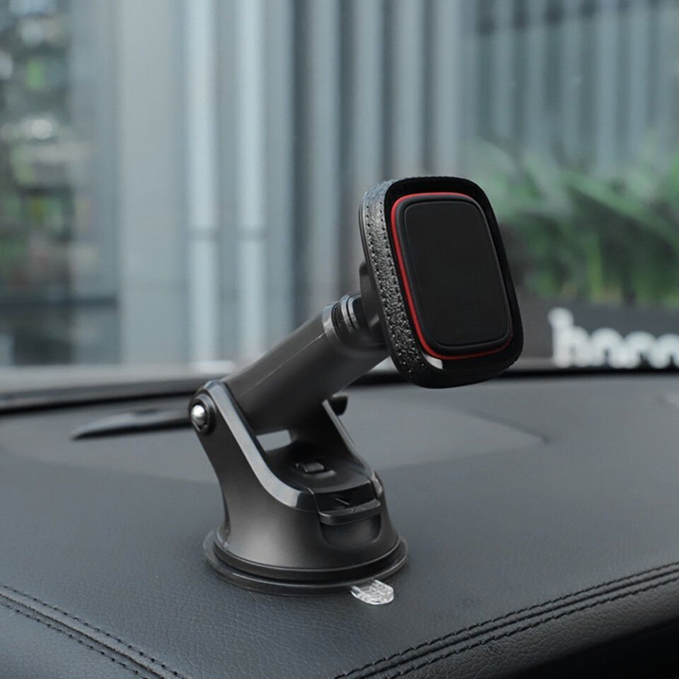 Araç İçi Manyetik Telefon Tutucu Vantuzlu Katlanabilir Teleskopik Kollu 360° Döner Dashboard ve Cam Standı