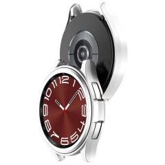Sneezy Samsung Galaxy Watch 6 47MM Uyumlu PC Kasa Koruyucu Gümüş - Gümüş