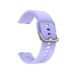 Huawei Watch GT5 41mm İle Uyumlu Yumuşak PureLux Soft Tokalı Silikon Kordon Lavanta