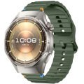 Huawei Watch GT6 Pro 46mm İle Uyumlu Dalga Desenli Tokalı Yumusaş Soft Silikon Kordon