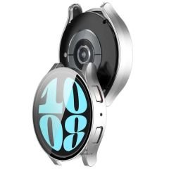 Sneezy Samsung Galaxy Watch 6 44MM Uyumlu PC Kasa Ekran Koruyucu Gümüş - Gümüş