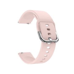 Huawei Watch GT5 41mm İle Uyumlu Yumuşak PureLux Soft Tokalı Silikon Kordon Pudra