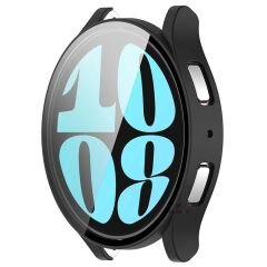 Sneezy Samsung Galaxy Watch 6 44MM Uyumlu PC Kasa Ekran Koruyucu Siyah - Siyah