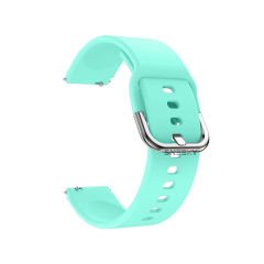 Huawei Watch GT5 41mm İle Uyumlu Yumuşak PureLux Soft Tokalı Silikon Kordon Turkuaz