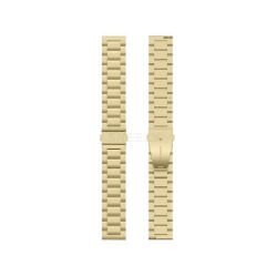 Huawei Watch Gt5 41mm İle Uyumlu Ironweft Paslanmaz Döküm Çelik Metal Kordon Gold