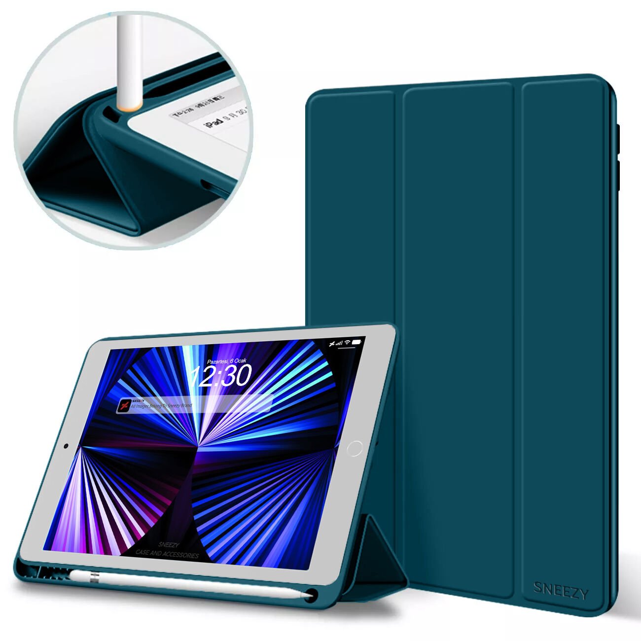 SNTC-İPH-CRAFT-9.7-001 Petrol Mavisi - Petrol Mavisi