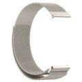 Huawei Watch GT6 Pro 46mm Uyumlu Manyetik Milanese Loop Metal Kordon Starlight
