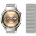 Huawei Watch GT6 Pro 46mm İle Uyumlu Ayarlanabilir Cırt Cırtlı Yumuşak Spor Kumaş Örgü Kordon