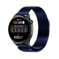 Amazfit Watch GTR 3 Pro-GTR 3-GTR 2e-GTS 2-GTR 47mm 22mm Uyumlu Woven Wire Metal Hasır Kordon