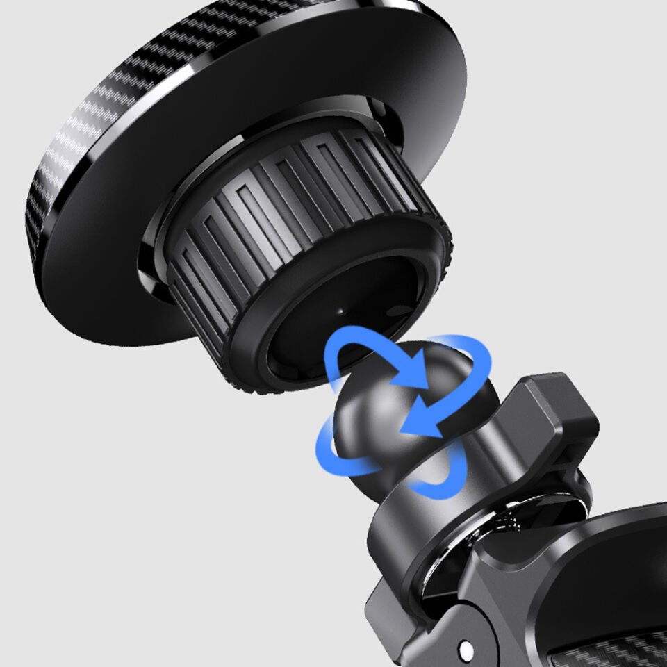 Araç İçi Manyetik Telefon Tutucu Havalandırma Izgarası Uyumlu 360° Döner Mıknatıslı Telefon Standı