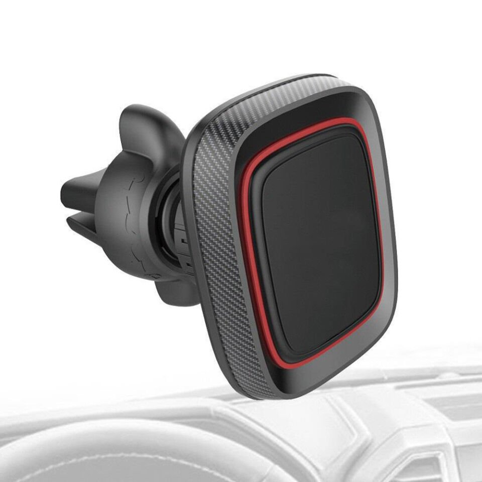 Araç İçi Manyetik Telefon Tutucu Havalandırma Izgarası Uyumlu 360° Döner Mıknatıslı Telefon Standı