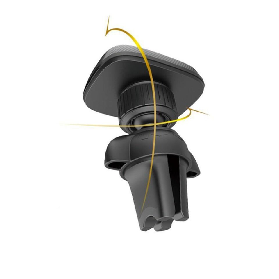 Araç İçi Manyetik Telefon Tutucu Havalandırma Izgarası Uyumlu 360° Döner Mıknatıslı Telefon Standı