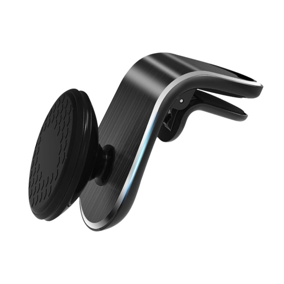 Araç İçi Manyetik Telefon Tutucu Kancalı Havalandırma Izgarası Uyumlu 360° Döner Mıknatıslı Telefon Standı