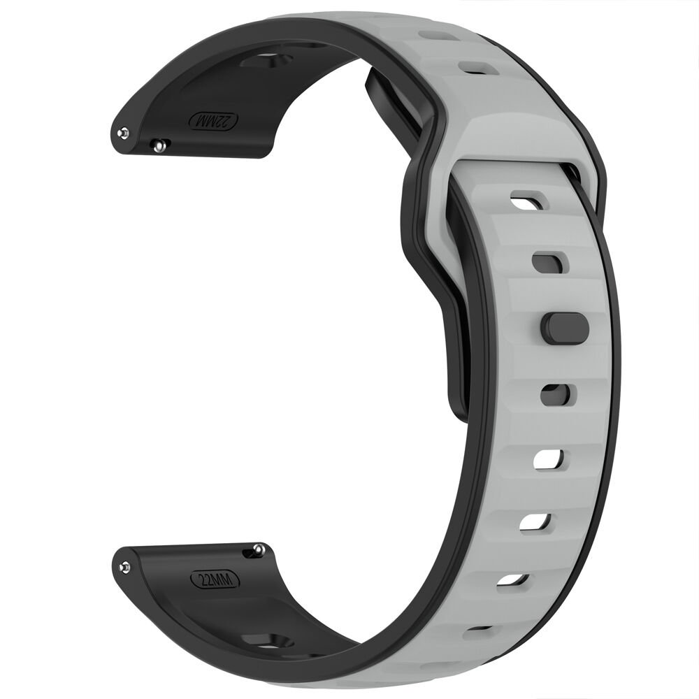 Huawei Watch GT6 Pro 46mm İle Uyumlu Çift Renkli Spor Silikon Kordon Nefes Alabilir Konforlu