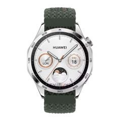 Huawei Watch 3 Elite-Classic 46mm-Watch 3 Pro 22mm Uyumlu Metal Klips Solo Fiberlink Örgü Kordon Haki - Haki