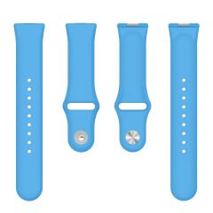 Huawei Watch Fit 4 Fit 4 Pro İle Uyumlu PureLux Tam Uyumlu Yumuşak Soft Silikon Kordon Mavi