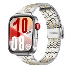 Huawei Watch Fit 4 Fit 4 Pro İle Uyumlu Lux Correa Paslanmaz Ayarlanabilir Metal Tokalı Kordon
