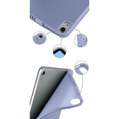 Apple iPad 11.Nesil 11 İnç 2025 Kılıf Premium Kalem Bölmeli Uyku Modlu Kapaklı Smart Case Lavanta