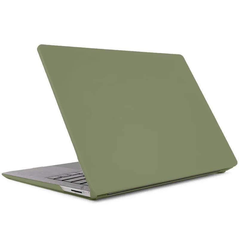 Apple Macbook Air M1 Çip Uyumlu A2337 A1932 A2179 13.3″ Uyumlu Kılıf Vanilla Shield Plastik Kapak Haki - Haki