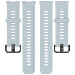 Huawei Watch Fit3 Fit 4 Fit 4 Pro İle Uyumlu GlacierFlex Metal Tokalı Spor Silikon Kordon Mavi