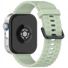 Huawei Watch Fit3 Fit 4 Fit 4 Pro İle Uyumlu GlacierFlex Metal Tokalı Spor Silikon Kordon Yeşil