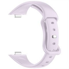 Huawei Watch Fit3 Fit 4 Fit 4 Pro İle Uyumlu İnce Ve Zarif Tasarım Silikon Kordon Kayış Lila