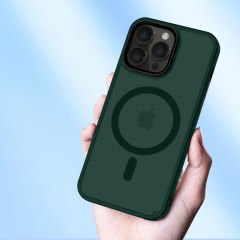 Sneezy İphone 14 İle Uyumlu Magnetic Matte Prism Kapak