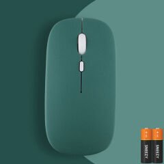 Tüm İpad Modelleri İle Uyumlu Pilli Sessiz Mouse Bluetooth Kablosuz Mouse Fare